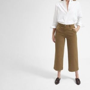 Everlane Wide Leg Crop, Size 6 Ochre